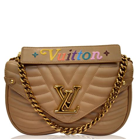 LOUIS VUITTON LV GHW New Wave Chain Bag MM Shoulder 